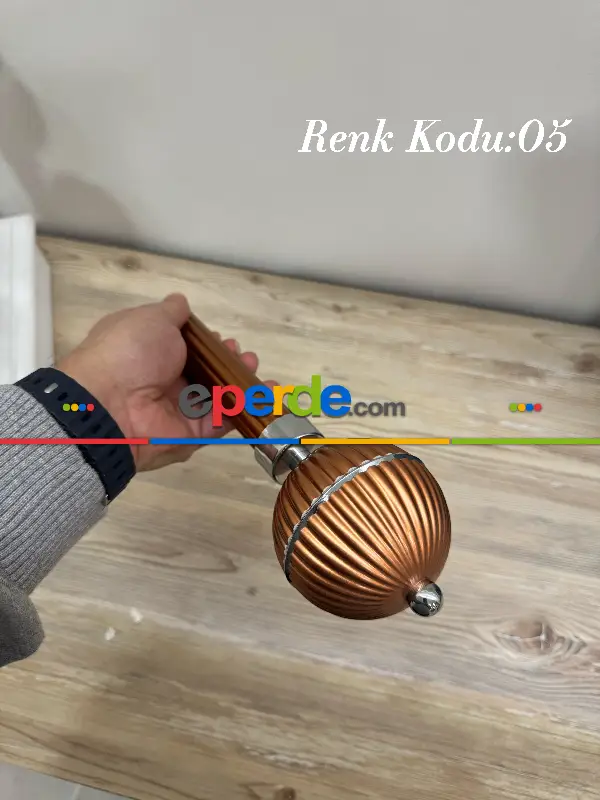 Metal Rustik Perdelik - 9 Renk Seçeneği