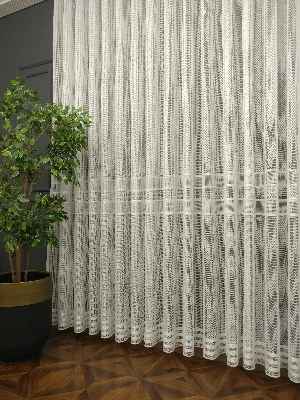 Aypeteks Fantazi Dokuma Tül- Krem Açık-ekru