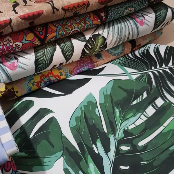 Patchwork Etnik Desenli Fon Perde Evm591 Kumaşı Kalındır Duck Bezi Değildir- Mavi-Sarı-Beyaz-Bordo-Mavi Açık