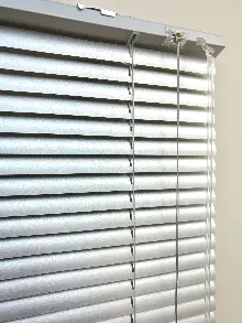 Mutfak Simli Gri - Alüminyum Jaluzi Perde - 25mm Kalınlığında- Gri Simli