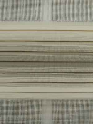 Salon Zebra Perde - Vizon Degrade Geçişli Plise Zebra Perde 2021 Elit- Krem