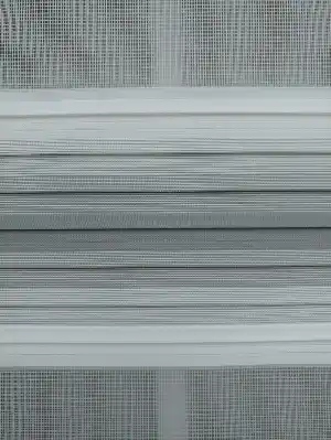 Zebra Perde - Degrade Renk Geçişli Pileli Zebra Perde- Gri Açık-gri Koyu