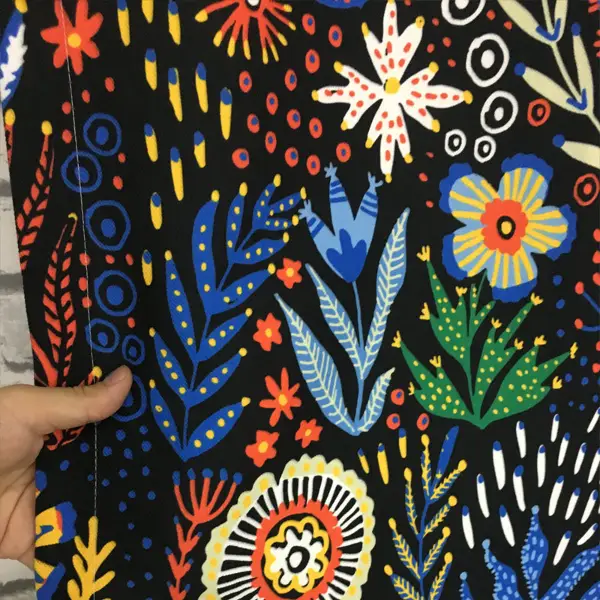 Çiçek Desenli Fon Perde Evm565 Kumaşı Kalındır Duck Bezi Değildir- Yeşil-Mavi-Kırmızı-Beyaz-Turuncu