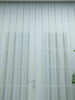 Mutfak Perdesi Düz Pileli - Beyaz