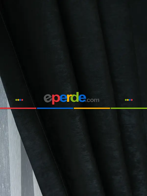 Yatak Odası - Soft Fon Perde- Siyah