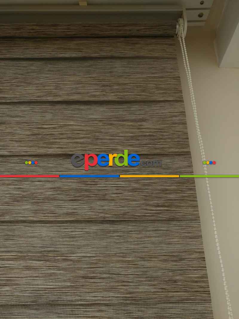 Oturma Odası - Zebra Perde -bambu Zebra (eco Serisi )- Vizon Rengi