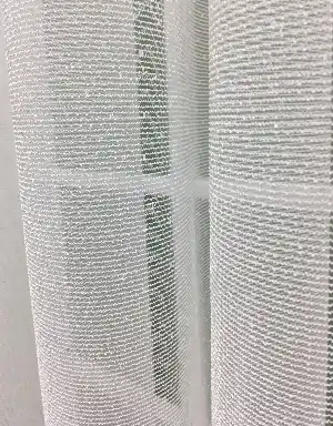 Etek Ucu Desenli Kdk Dantel Tül Perde- Ekru