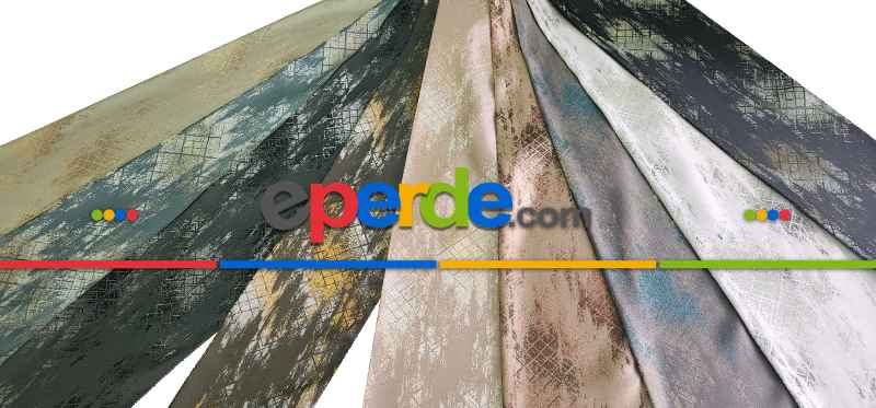 Taç River Varak Pano Fon Perde 70cm X 290cm 