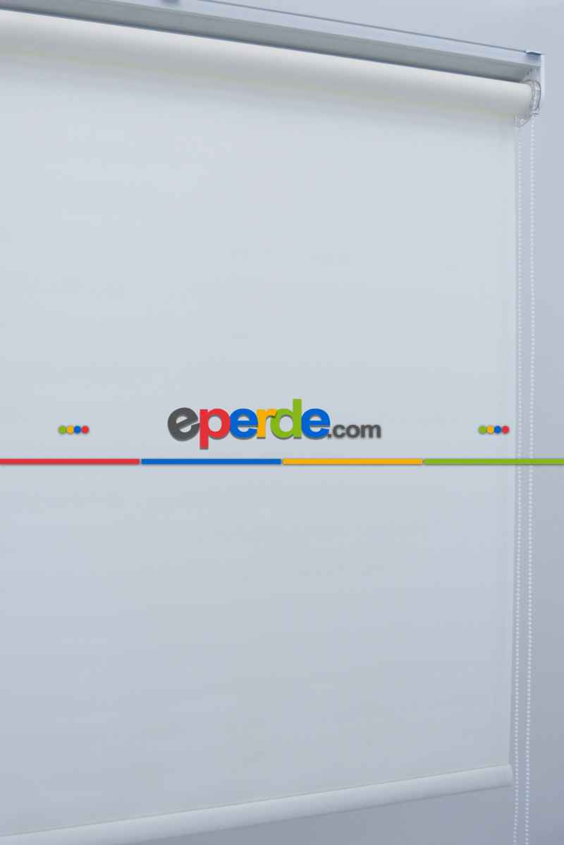 Düz Stor Perde Mat Stor Ekru - Yıkanabilir Stor- Ekru