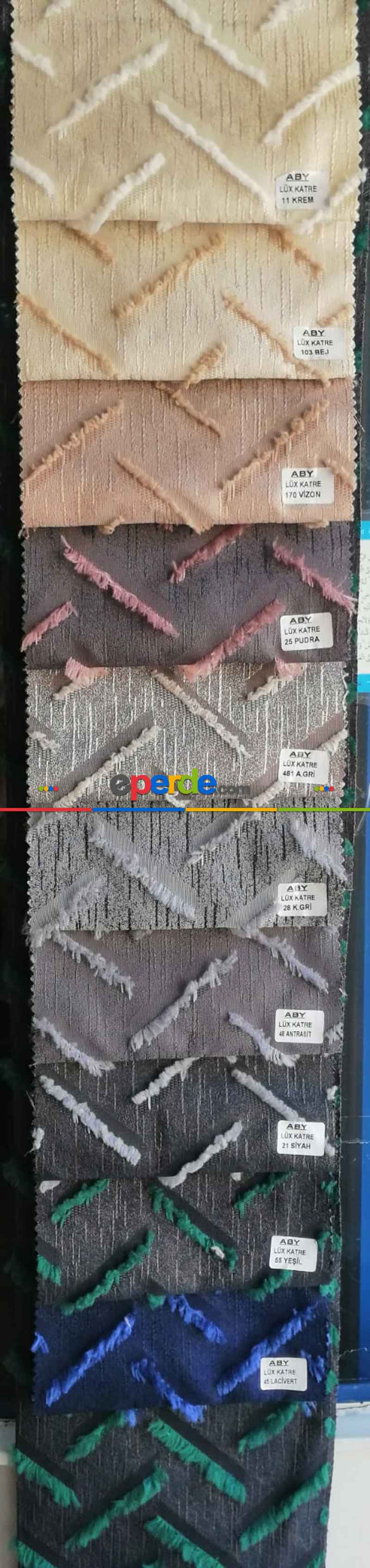 Yeni Lüx Katre Fon Perde - 10 Renk Seçenekli