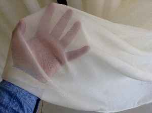 Düz Tül Perde (tergal Orjinal)- Krem