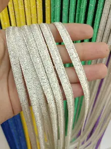 Açık Bej Rengi İp Perde İpek Koza Serisi- Bej-gümüş