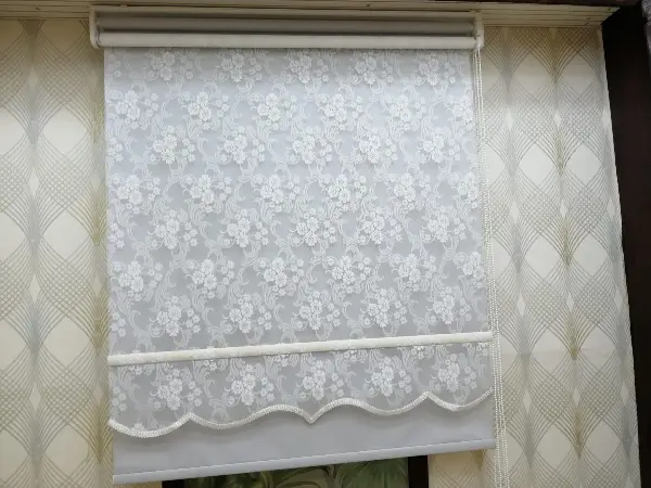 Çifli Sistem Tül Ve Stor Perde Bdz ( 818 )- Beyaz