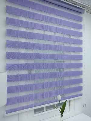 %40 Indirimli !!! Lila Düz Zebra Perde 70x200cm- Lila