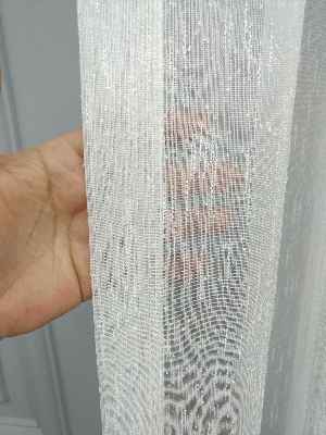 Ekru Şantuk Düz Tül Perde 2021 Konak Özel Seri Ütü İstemez!- Ekru