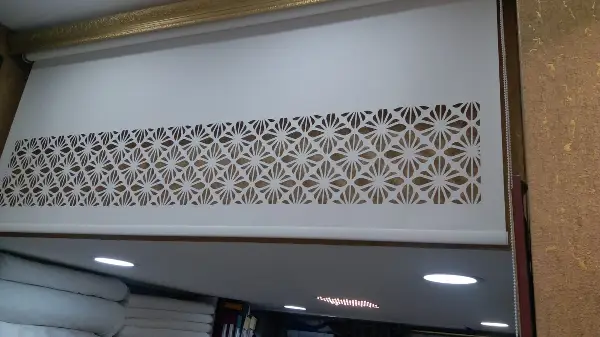 Salon Stor Perde - Fırsat !!! Lazer Kesim Stor Perde- Gri-füme-antrasit-beyaz-krem-ekru-çok Renkli