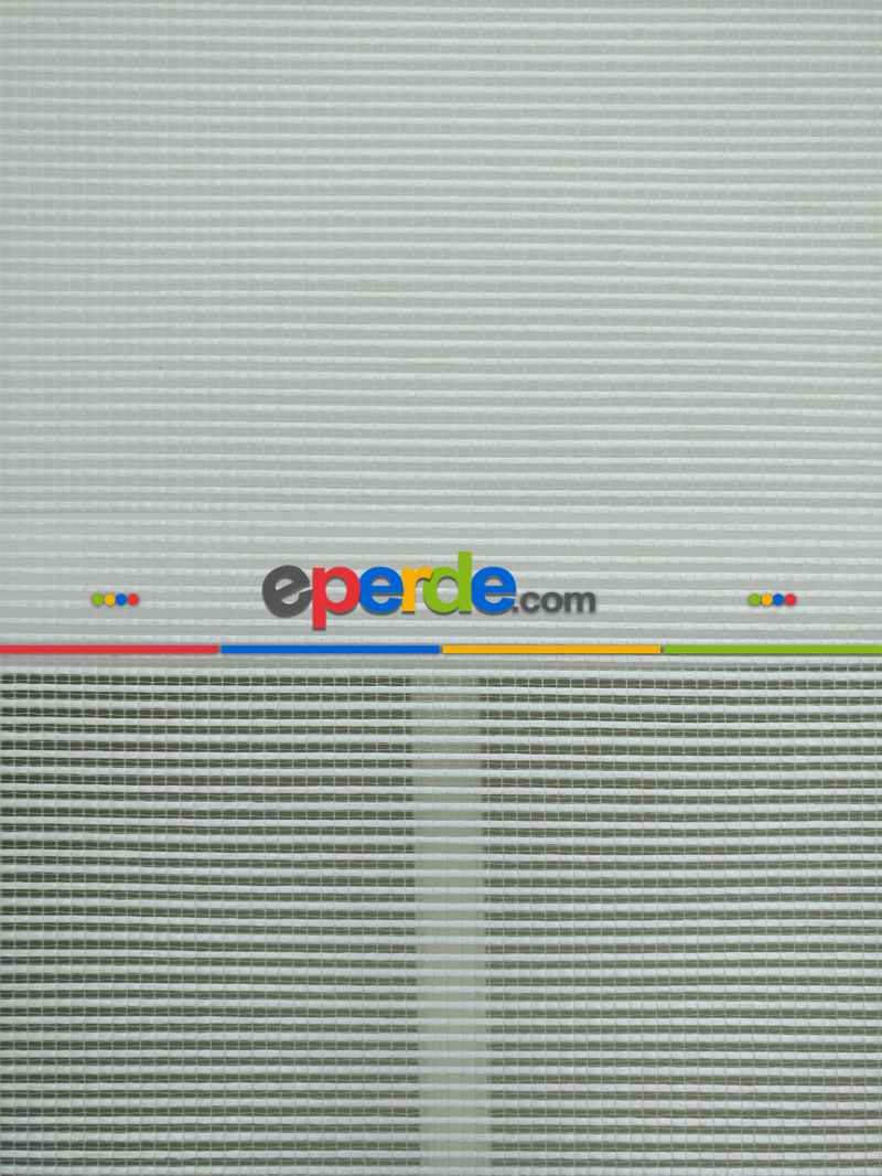 Bambu Tül Stor - Çiftli Sistem Tül Stor Perde (bamboo)- Ekru