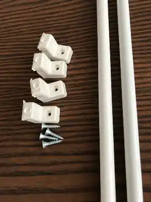 Kapı Pencere Briz Çubuğu 40 - 60 Cm (çift Adet Fiyatıdır.)- Ekru
