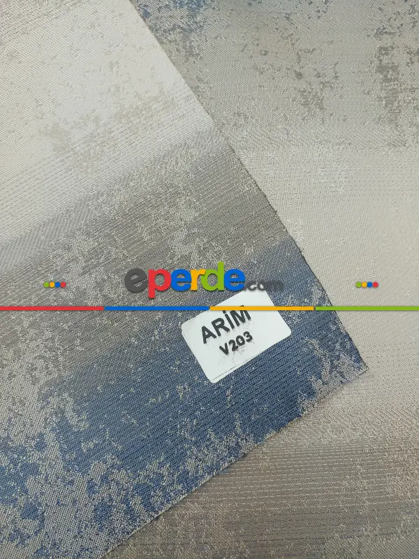 PatineDesenli Buzlu Renk Geçişli Jakar Desenli Salon Fon Perdesi - Turkuaz - Vizon - Bej- Lacivert-bej-vizon Rengi-kahve