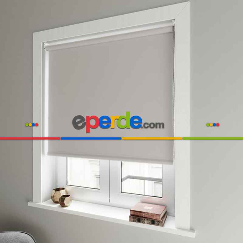 Brillant Karartma Stor Perde- Beyaz