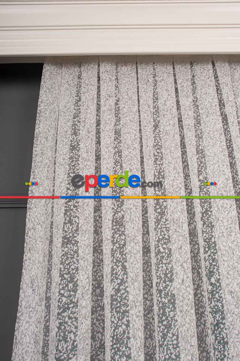 Salon Tül - Kar Desen Örme Tül Perde 1165