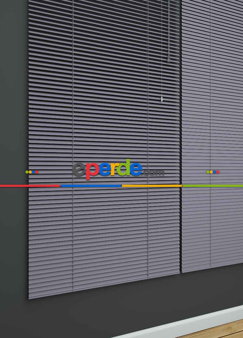 Mutfak - 1. Kalite Lila- Alüminyum Jaluzi Perde - 25mm Kalınlığında