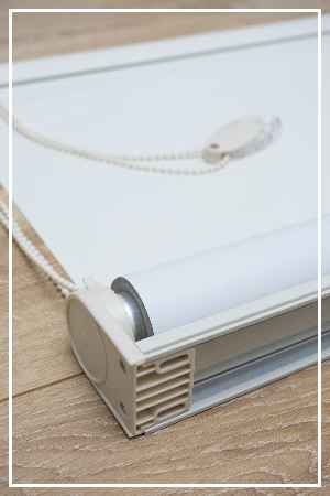 Beyaz Ve Ekru Karartma Blackout Stor Perde- Beyaz-ekru