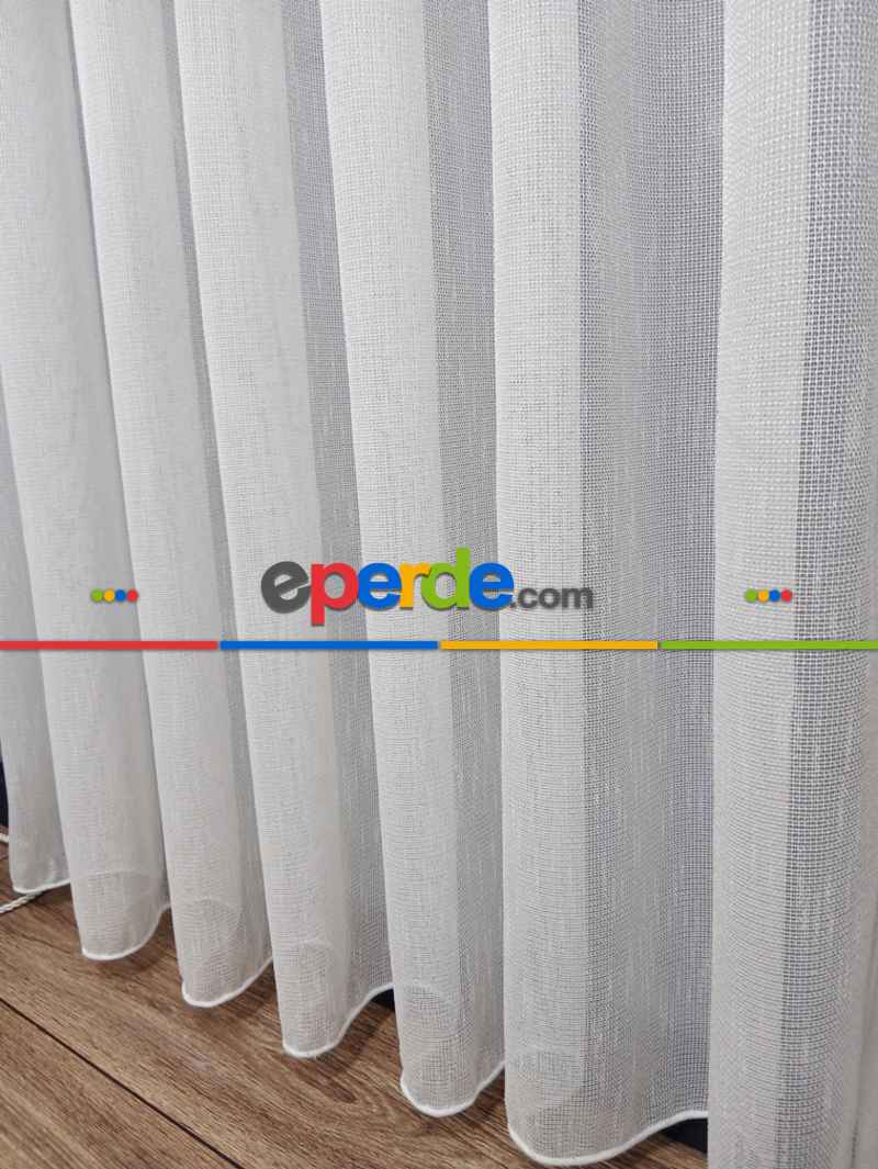 Yatak Odası - Exculusive Melike Ütü İstemez Kırışmaz Sade Tül Perde
