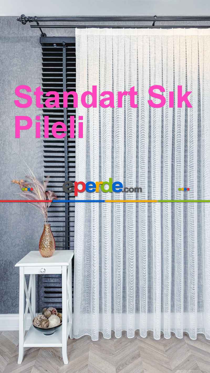 Mutfak - Natural Keten Tül Birinci Kalite İplikten Özel Üretilmiştir Ütü İstemez