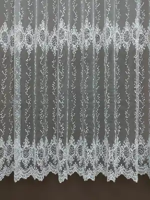 Brode İşlemeli Tül Perde 400x185- Ekru 400cm X 185cm 