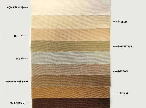 Kadife Dokulu Fon Perde Pilesiz Tek Kanat Sarı