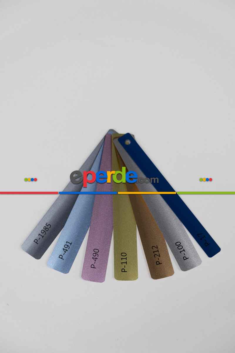 Mutfak - Oda Perde - 50mm Metal Jaluzi Perde, Polywood, Ahşap Görünümlü, Alev Almaz, Antrasit, Siyah Ve Ahşap Tonlarında