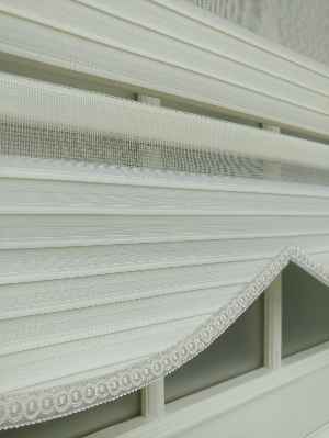 Zebra Perde - Geniş Pileli Zebra Perde- Ekru