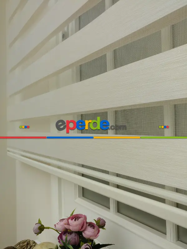 Salon Zebra Perde - Zebra Perde -bambu Zebra (eco Serisi )- Ekru