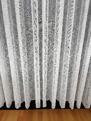 Taç Pırlanta Örme Tül Ekru