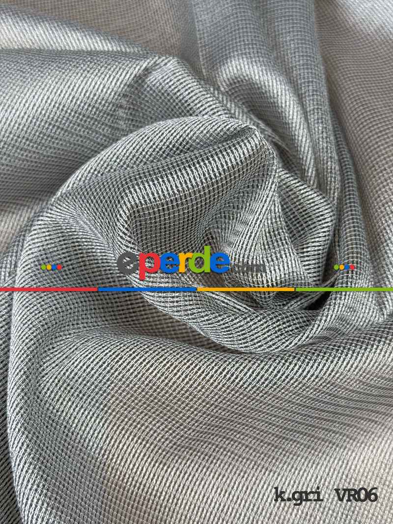 Yatak Odası - 6 Farklı Renk Tül Perde, Ağır Gramajlı Premium Seri, Kurşunlu Tül