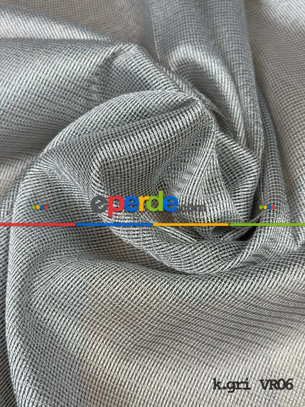 Salon - 6 Farklı Renk Tül Perde, Ağır Gramajlı Premium Seri, Kurşunlu Tül