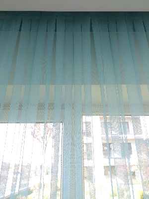 Erkek Çocuk Odası Tül Perde- Mavi Açık - Kurşunlu Tül