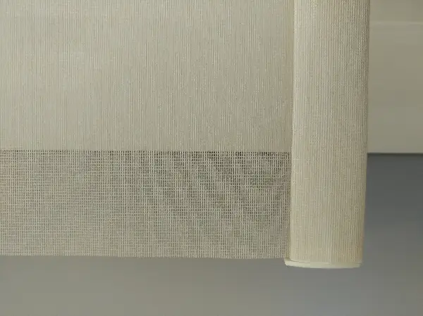 Çiftli Sistem Tül Stor- Bej