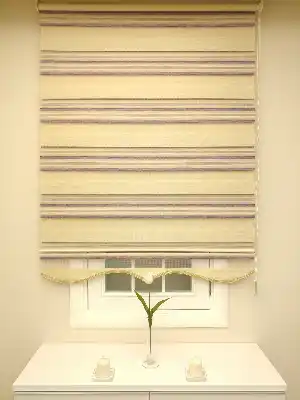 Zebra Perde - Caprice Bej-mor-eflatun Renk Bambu (geçiş Zeminli)- Bej-mor-eflatun