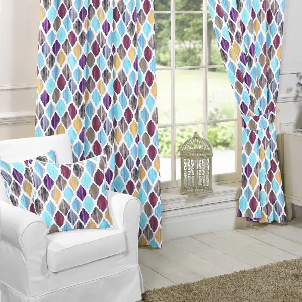 Etnik Fon Perde Evim 250 Kumaşı Kalındır Duck Bezi Değildir