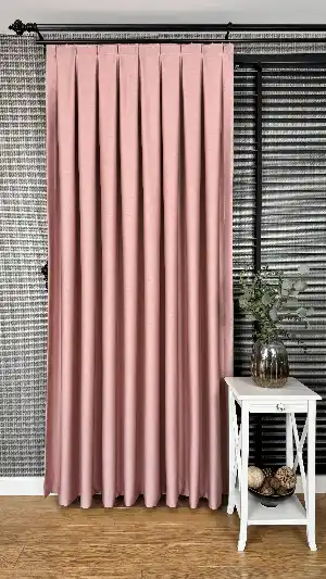 Yavru Ağzı Pembe Blackout - Karartma Fon Perde, Premium Kalite Serisidir, %90 Oranında Işığı Keser