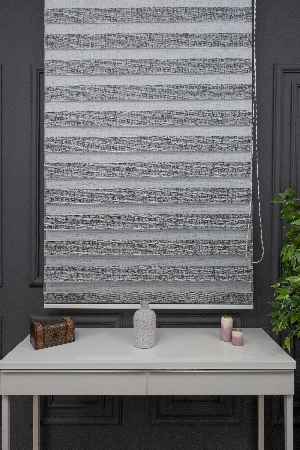 Zebra Perde - Düz Zebra Perde Kalın Dokulu