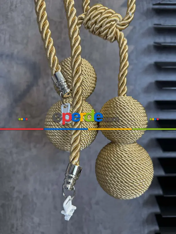 Altın Braçol Perde Bağı