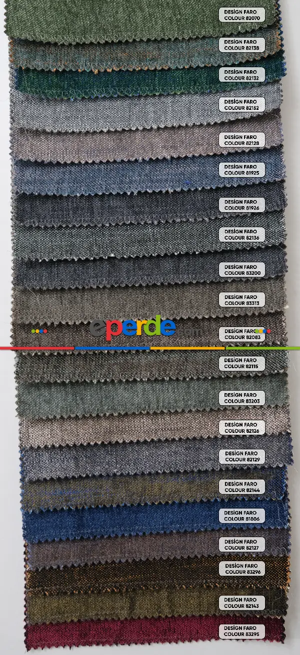 Yatak Odası - 1. Kalite Düz Şönil Fon Perdelik Kumaş