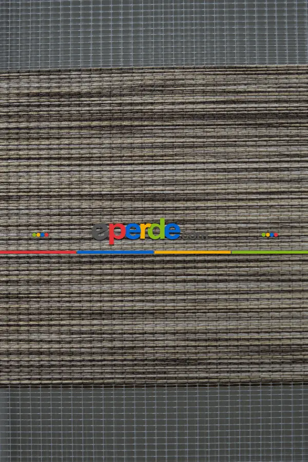 Oturma Odası - Zebra Perde Bambu Kumaş Kahve Rengi A Kalite Zebraperde- Kahverengi