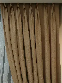 Bej Rengi - Düz Keten Fon Perde ( Keten Fon Perde)- Bej