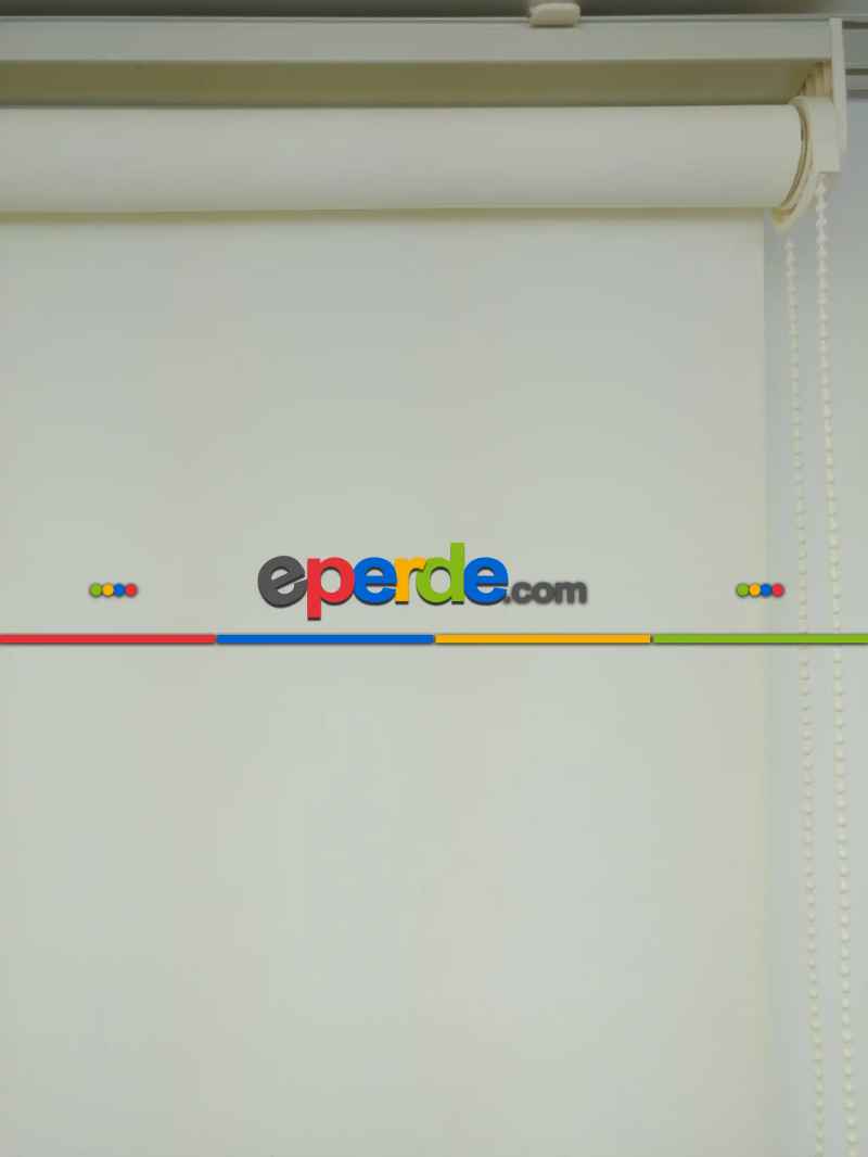 Hazır Ölçülü Kampanyalı Krem Stor Perde 170cm X 180cm 