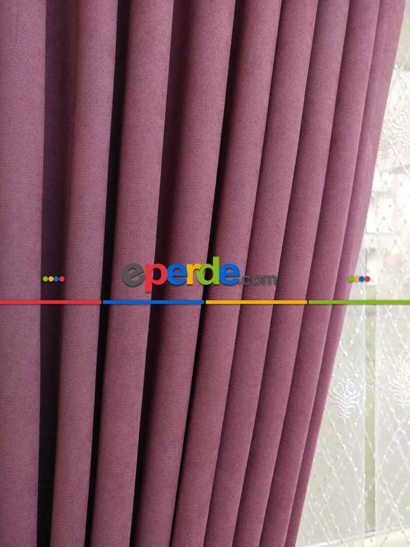 Bebek Odası - Gül Kurusu Fon Perde 829