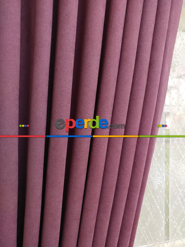 Yatak Odası - Gül Kurusu Fon Perde 829